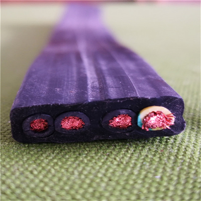 Flat Traveling Cable for Elevator use, Shielded Flat Travel Cable 64cores with Coaxial Cable