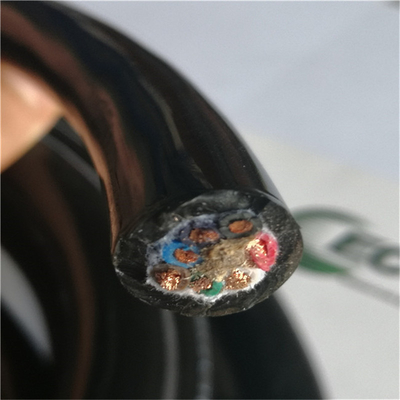 Round Pendant Control Cable For Crane and Lifter RVV2G 14*1.25mm2