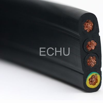 Rubber Flexible Flat Travelling Crane Control Cable