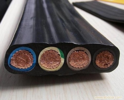 Rubber Flexible Flat Travelling Crane Control Cable