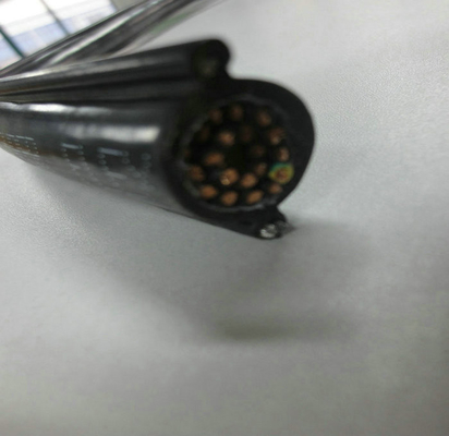 Round Pendant Control Cable For Crane and Lifter RVV2G 14*1.25mm2