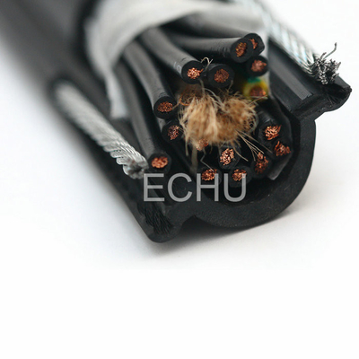 Round Pendant Control Cable For Crane and Lifter RVV2G 14*1.25mm2