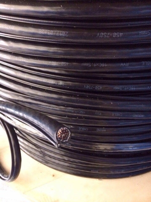 Round Pendant Control Cable For Crane and Lifter RVV2G 14*1.25mm2