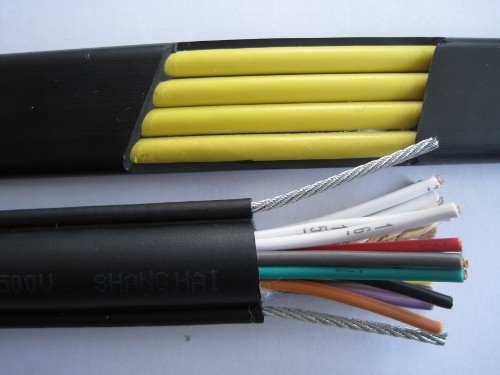 Round Pendant Control Cable with 1  Steel  For Crane and Lifter RVV1G 12*1.25MM2