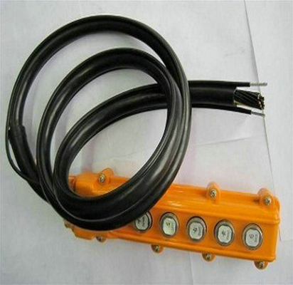 Round Pendant Control Cable with 1  Steel  For Crane and Lifter RVV1G 12*1.25MM2