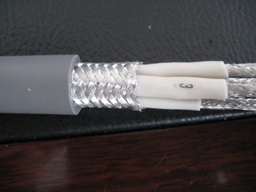 DJYVP Instrumenation cable with Cu core, PE insulation, PVC sheath, copper wire braided overall shielding