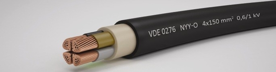 CE Cert.  NYY Power Cable 0.6/1KV Flame Resistance , Cold Resistance, Double Sheath