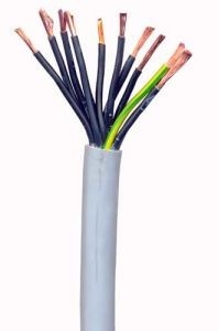CE Cert. Harmonized ROHS Round Control Cable H05VV-F / H03VV-F for Installation Wire Use