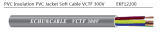 PVC Insulation PVC Jacket Soft Cable VCT 600V
