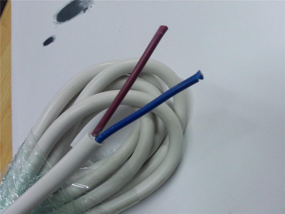 CE Cert. Oil Resistance Flame Resistance PVC Sheathed cord 300/500V Round Electrical Cable RVV 2C*1.0